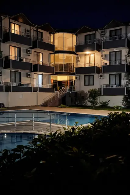 Adrasan Yazıcı Hotel, a shot of the hotel 2